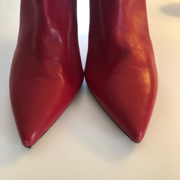 Grigiarancio Red Booties Made in Italy Size 8.5 - Picture 4 of 11